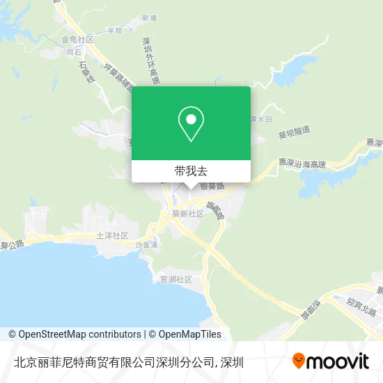 北京丽菲尼特商贸有限公司深圳分公司地图