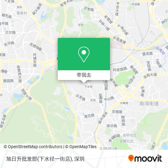 旭日升批发部(下水径一街店)地图