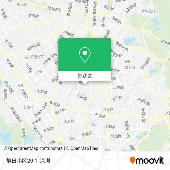 旭日小区20-1地图