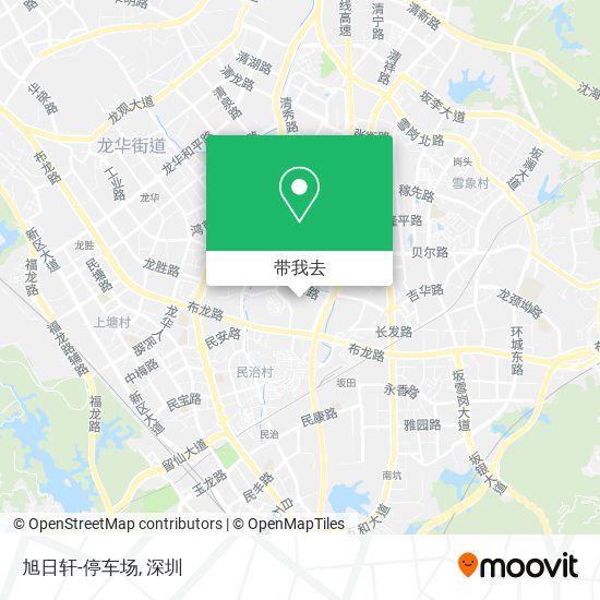 旭日轩-停车场地图