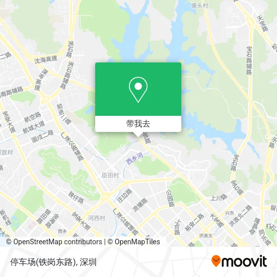 停车场(铁岗东路)地图