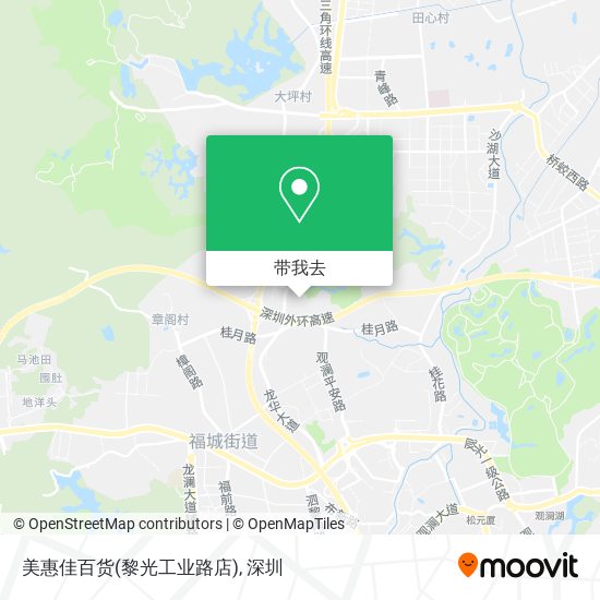 美惠佳百货(黎光工业路店)地图