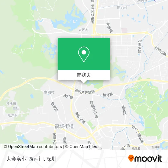 大金实业-西南门地图