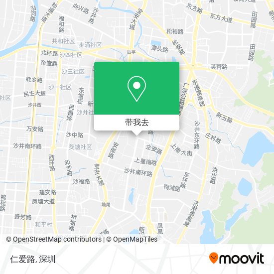 仁爱路地图