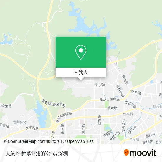 龙岗区萨摩亚港辉公司地图