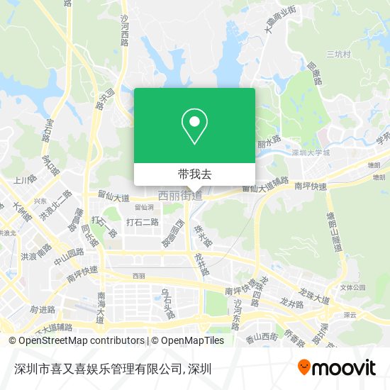 深圳市喜又喜娱乐管理有限公司地图