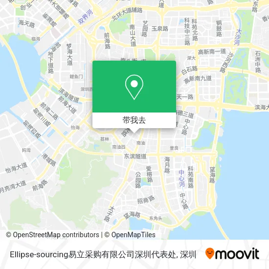 Ellipse-sourcing易立采购有限公司深圳代表处地图