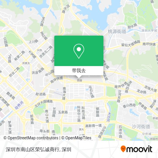 深圳市南山区荣弘诚商行地图