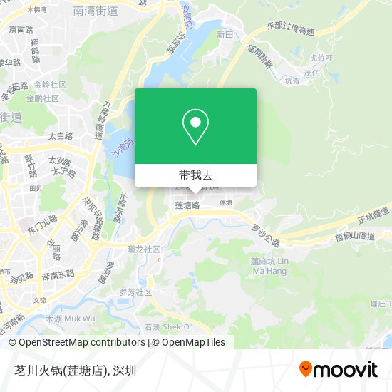 茗川火锅(莲塘店)地图