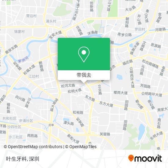 叶生牙科地图