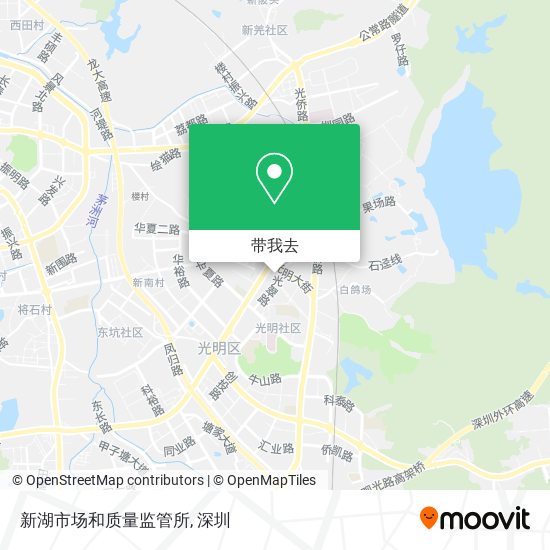 新湖市场和质量监管所地图