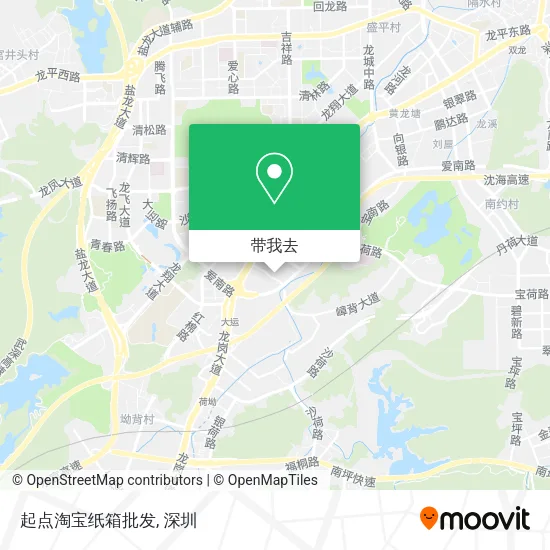 起点淘宝纸箱批发地图