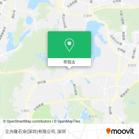 立兴隆石业(深圳)有限公司地图