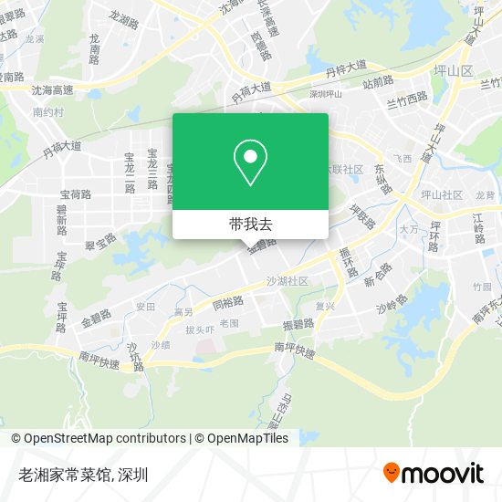 老湘家常菜馆地图