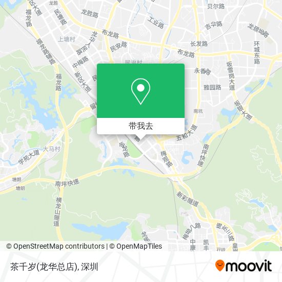 茶千岁(龙华总店)地图