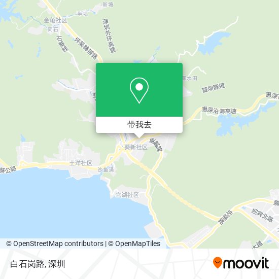 白石岗路地图