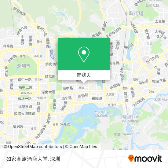如家商旅酒店大堂地图