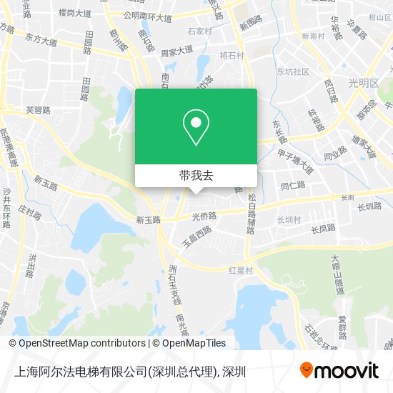 上海阿尔法电梯有限公司(深圳总代理)地图