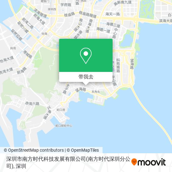 深圳市南方时代科技发展有限公司(南方时代深圳分公司)地图