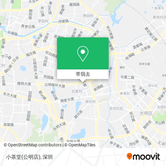小茶堂(公明店)地图
