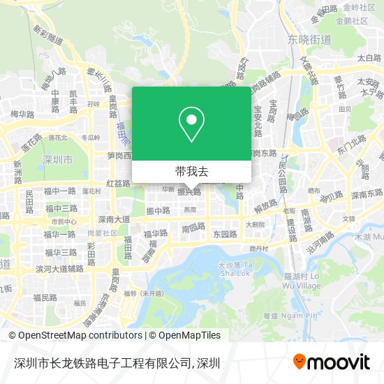 深圳市长龙铁路电子工程有限公司地图