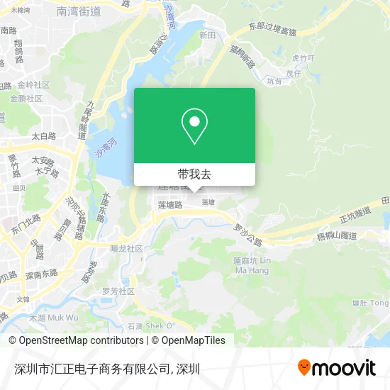 深圳市汇正电子商务有限公司地图