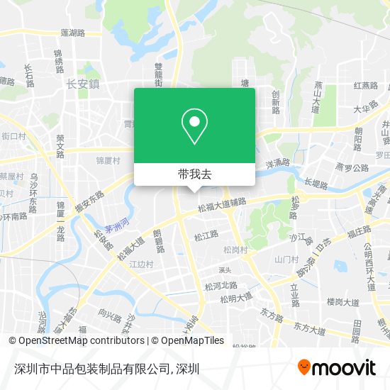 深圳市中品包装制品有限公司地图