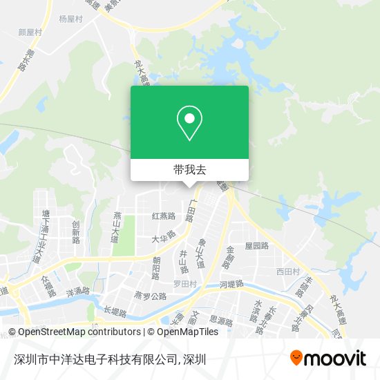 深圳市中洋达电子科技有限公司地图