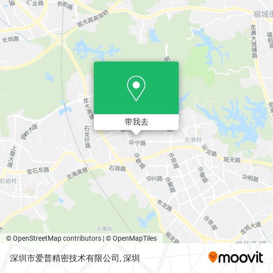深圳市爱普精密技术有限公司地图