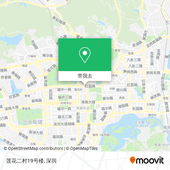 莲花二村19号楼地图