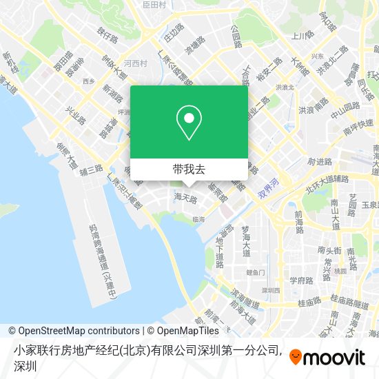 小家联行房地产经纪(北京)有限公司深圳第一分公司地图