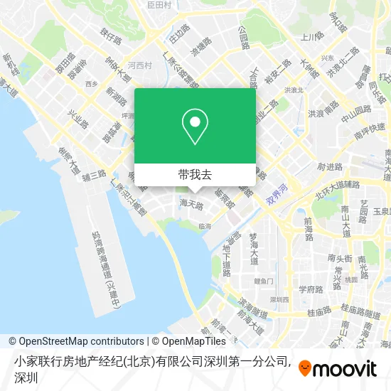 小家联行房地产经纪(北京)有限公司深圳第一分公司地图