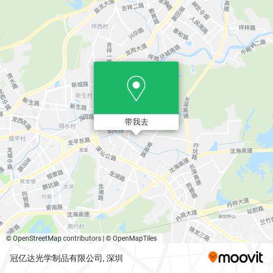 冠亿达光学制品有限公司地图