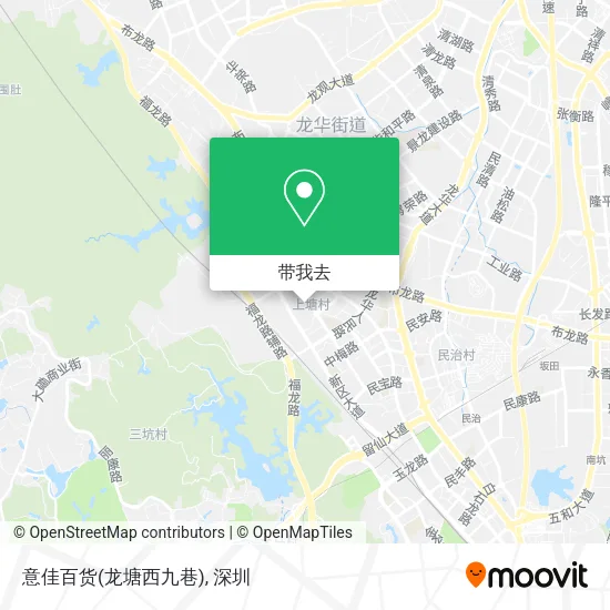 意佳百货(龙塘西九巷)地图