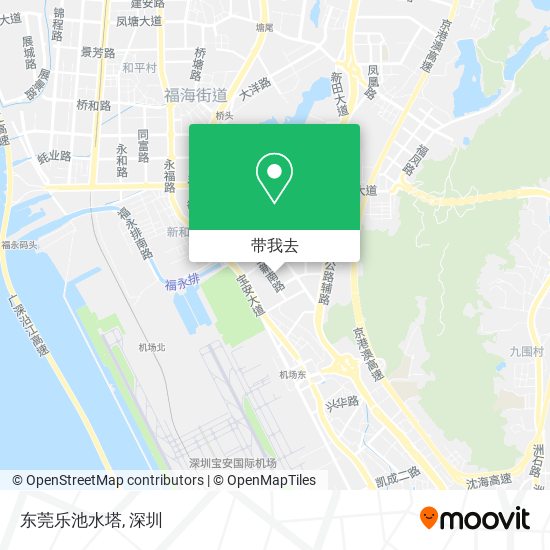 东莞乐池水塔地图