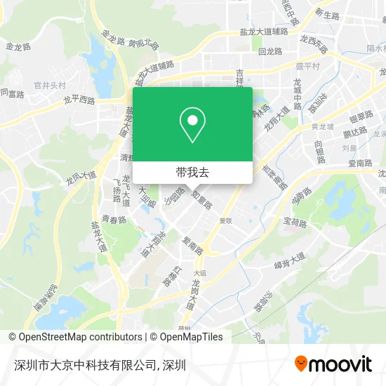 深圳市大京中科技有限公司地图