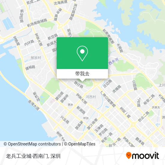 老兵工业城-西南门地图