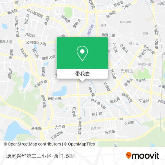 塘尾兴华第二工业区-西门地图