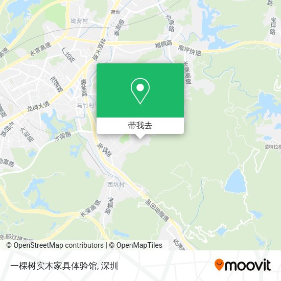 一棵树实木家具体验馆地图