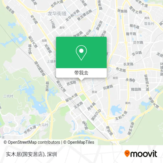 实木居(国安居店)地图