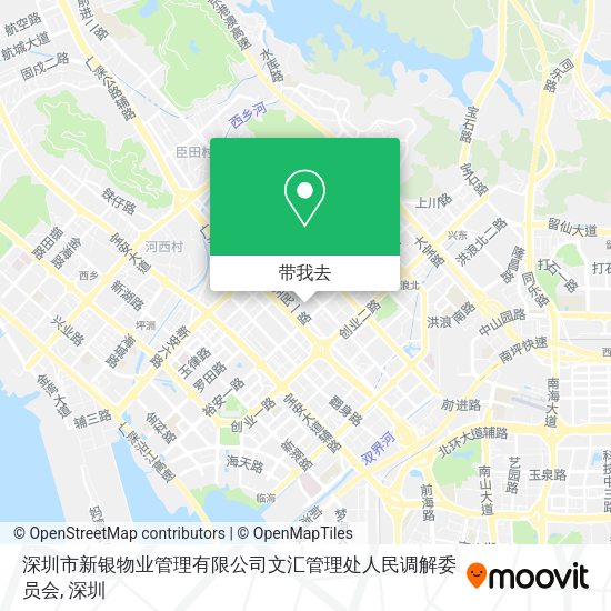 深圳市新银物业管理有限公司文汇管理处人民调解委员会地图