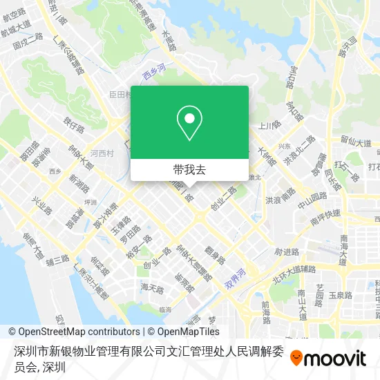 深圳市新银物业管理有限公司文汇管理处人民调解委员会地图