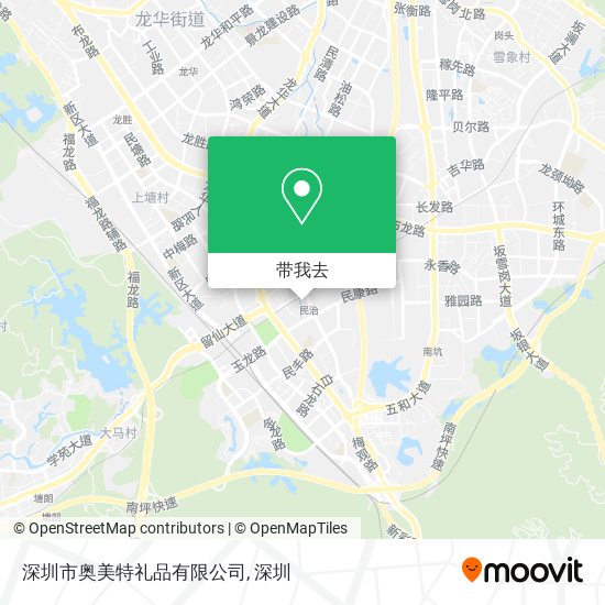 深圳市奥美特礼品有限公司地图