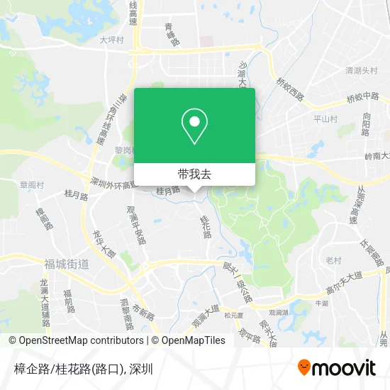 樟企路/桂花路(路口)地图