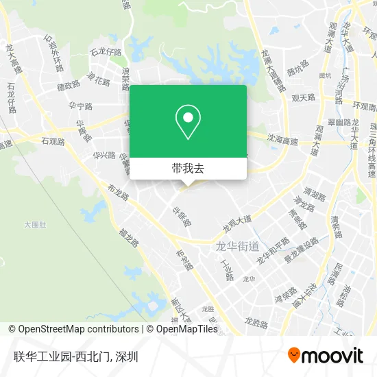 联华工业园-西北门地图