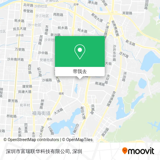 深圳市富瑞联华科技有限公司地图