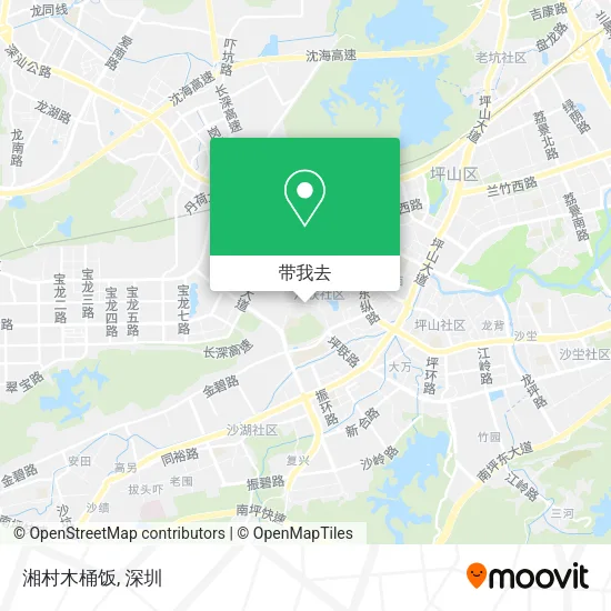 湘村木桶饭地图