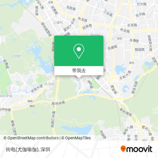 街电(尤伽瑜伽)地图