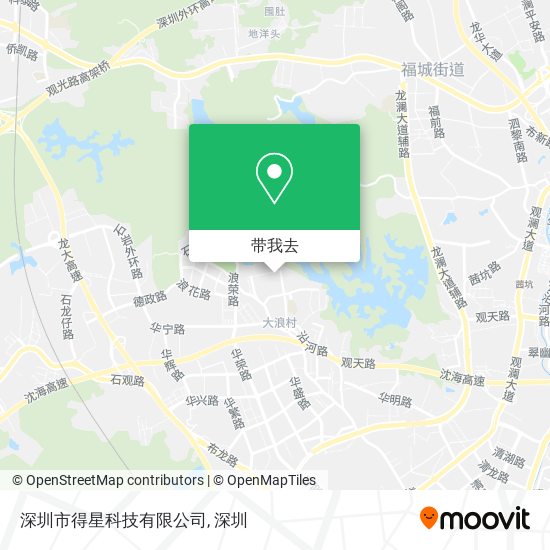 深圳市得星科技有限公司地图