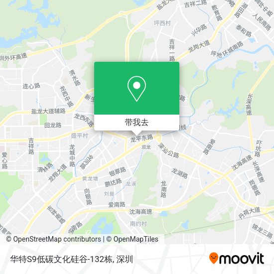 华特S9低碳文化硅谷-132栋地图